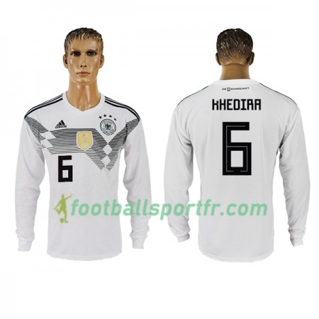 Tenue Allemagne Khedira 6 Domicile Coupe du monde 2018 Maillot de Foot ML